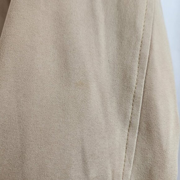 London Fog Sport Trench Coat Beige Size Large Womens Hooded - Picture 9 of 11